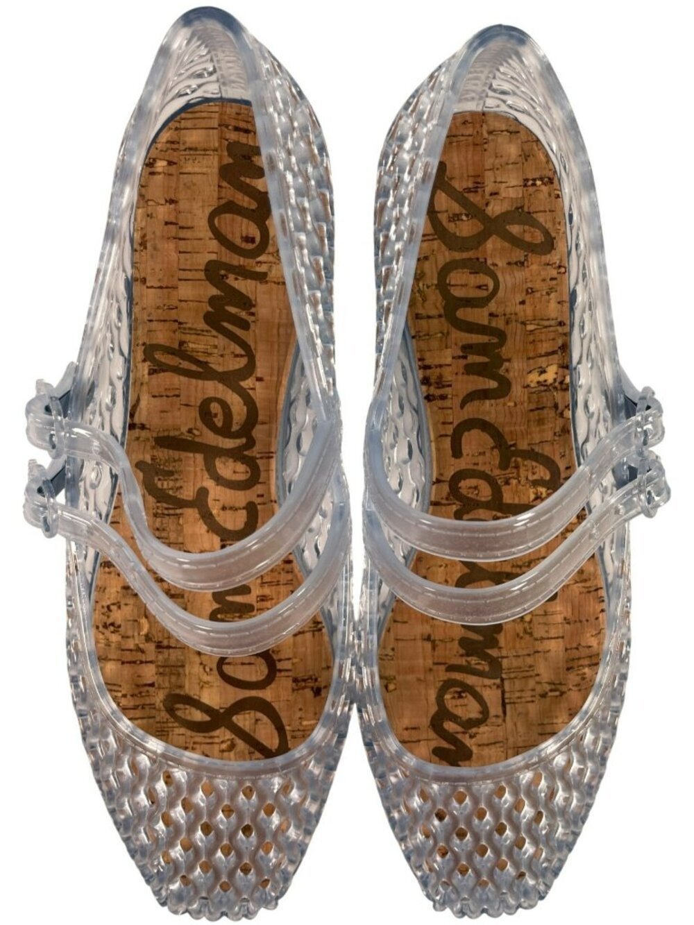 Sam Edelman Mila Jelly Flats Clear Blue Signature Collection Women's Size 6M NEW - Picture 6 of 11
